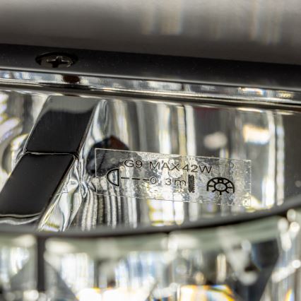 Brilagi - LED Kristallist seinavalgusti GLAMOUR 1xG9/42W/230V
