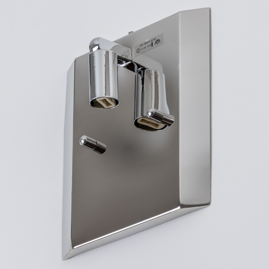 Brilagi - LED Kristallist seinavalgusti GLAMOUR 1xG9/42W/230V