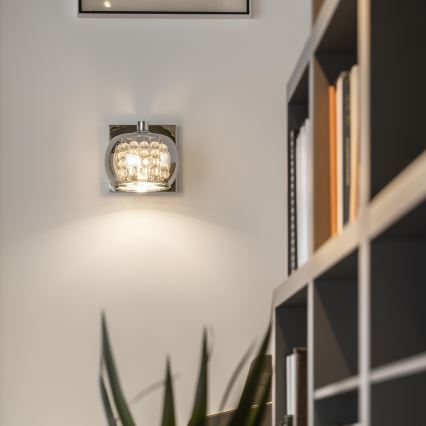 Brilagi - LED Kristallist seinavalgusti JEWEL 1xG9/42W/230V