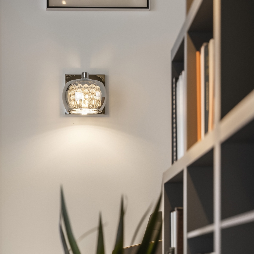 Brilagi - LED Kristallist seinavalgusti JEWEL 1xG9/42W/230V