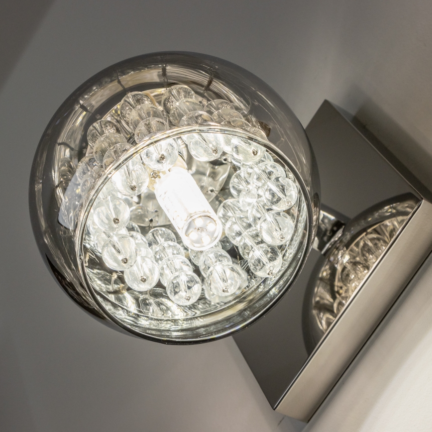 Brilagi - LED Kristallist seinavalgusti JEWEL 1xG9/42W/230V