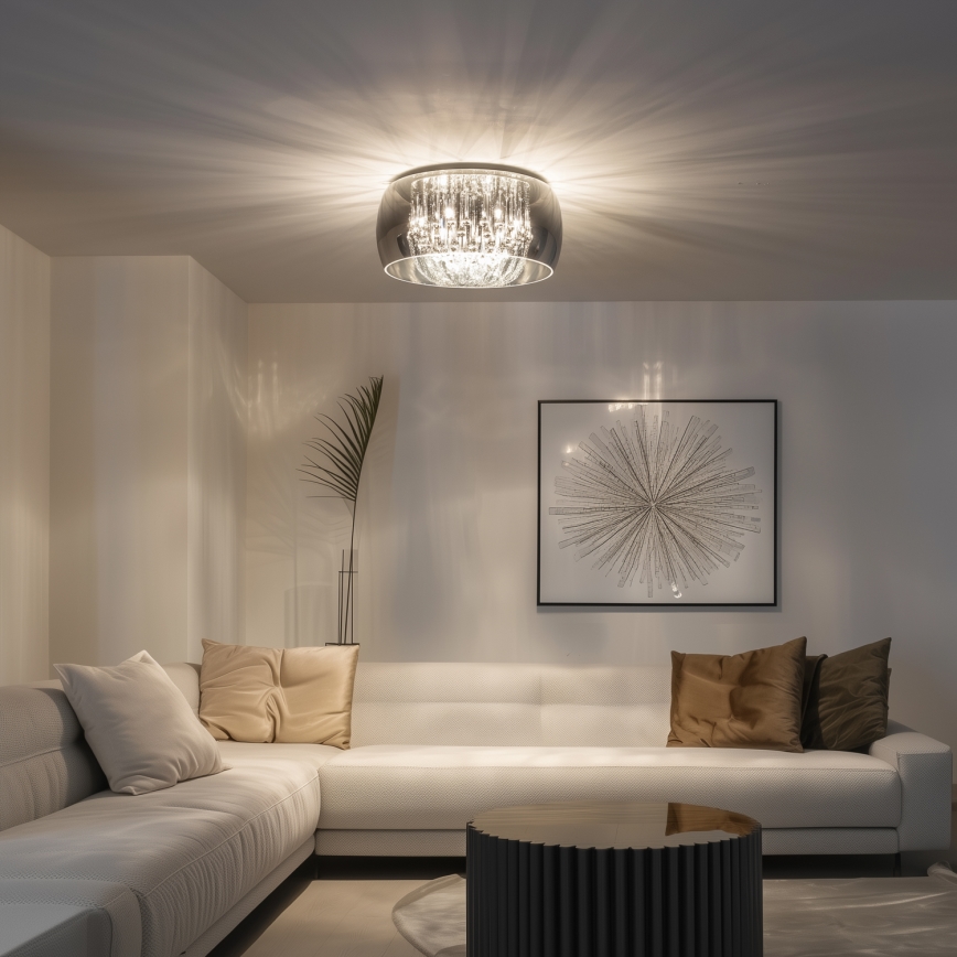 Brilagi - LED-kristalllaelamp JEWEL 6xG9/42W/230V läbimõõt 50 cm