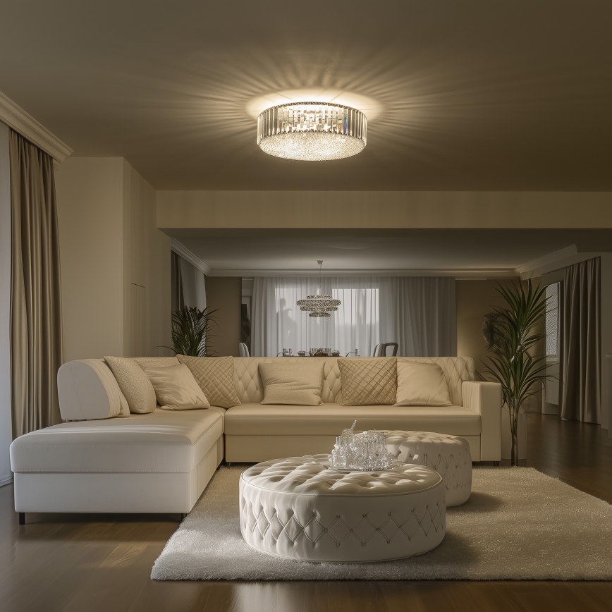 Brilagi - LED-kristallidega laelamp GLAMOUR 5xG9/42W/230V läbimõõt 46 cm