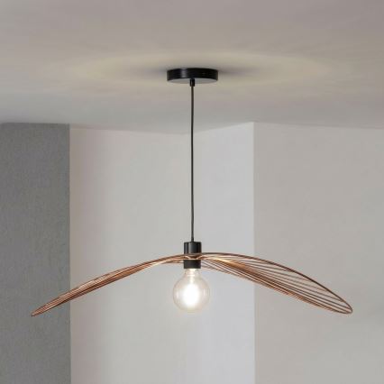 Brilagi - LED-kroonlühter CERIA WIRE, kaabliga riputatav, 1xE27/40W/230V, 60x80 cm, pronks