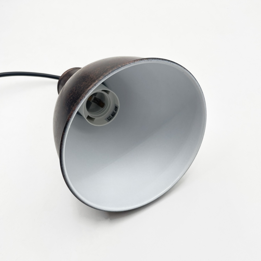 Brilagi - LED-kroonlühter riputuskaabliga RIDDY 4xE27/60W/230V vaskne/patina