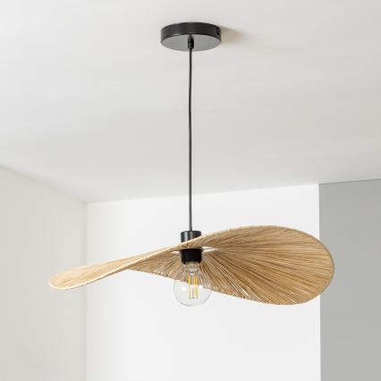 Brilagi - LED-kroonlühter riputusnööriga CERIA BOHO 1xE27/40W/230V läbimõõt 60 cm rafiast