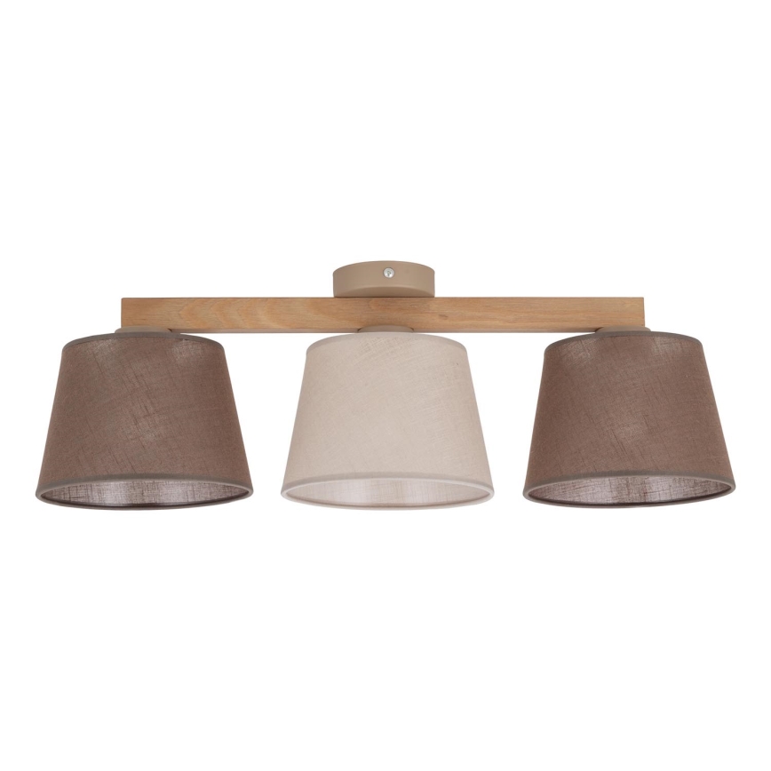 BRILAGI - LED lae külge kinnitatav lühter LATTE SABIA 3xE27/15W/230V mänd/segavärv