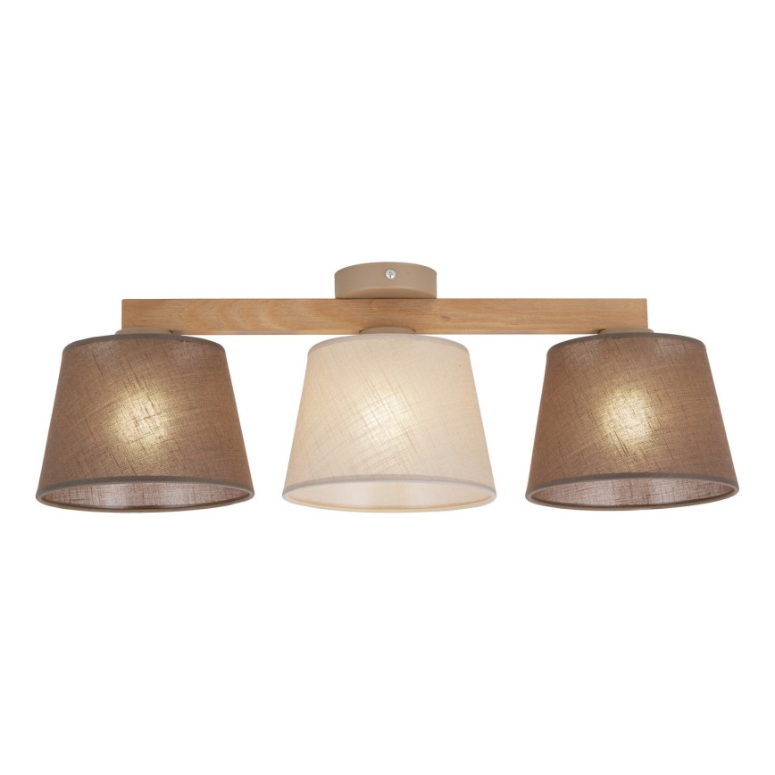 BRILAGI - LED lae külge kinnitatav lühter LATTE SABIA 3xE27/15W/230V mänd/segavärv