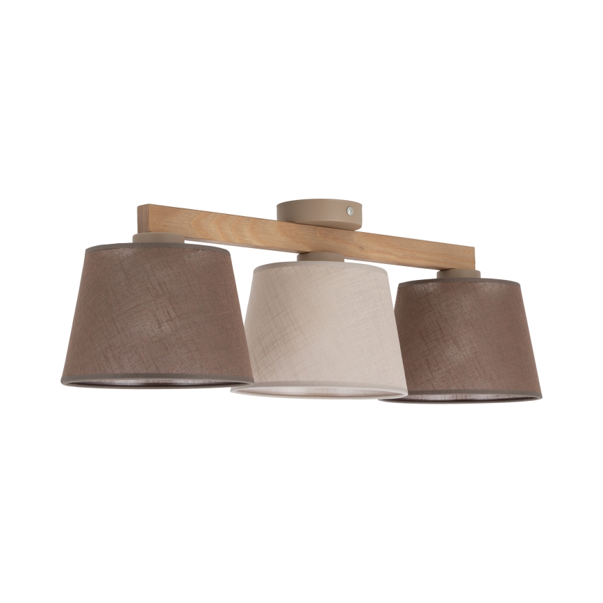 BRILAGI - LED lae külge kinnitatav lühter LATTE SABIA 3xE27/15W/230V mänd/segavärv