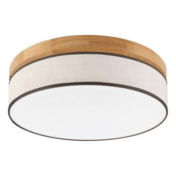 Brilagi - LED-laekattav valgusti BELLADONNA LED/36W/230V läbimõõt 40 cm kreem/ tamm