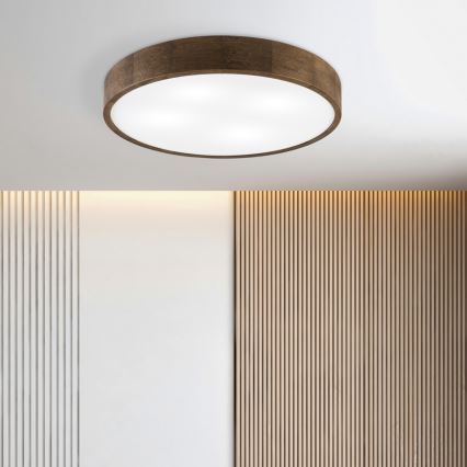 Brilagi - LED Laekvalgusti CARVALHO 4xE27/60W/230V pähkel Ø 57,5 cm