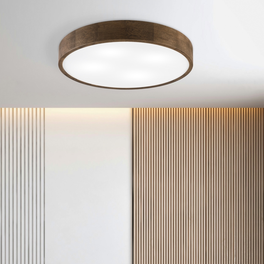 Brilagi - LED Laekvalgusti CARVALHO 4xE27/60W/230V pähkel Ø 57,5 cm