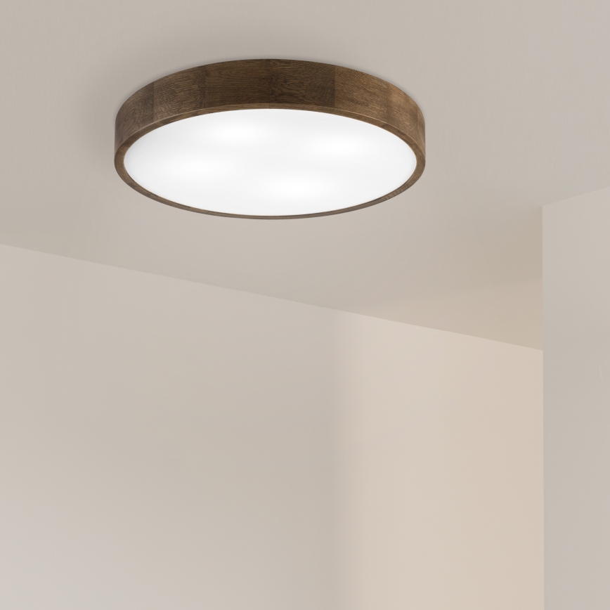Brilagi - LED Laekvalgusti CARVALHO 4xE27/60W/230V pähkel Ø 57,5 cm