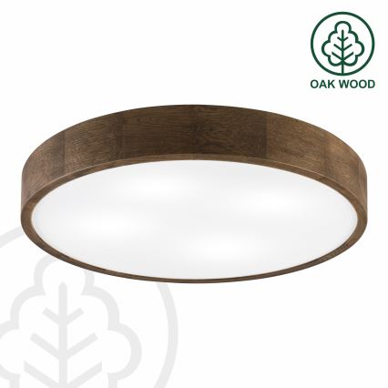Brilagi - LED Laekvalgusti CARVALHO 4xE27/60W/230V pähkel Ø 57,5 cm