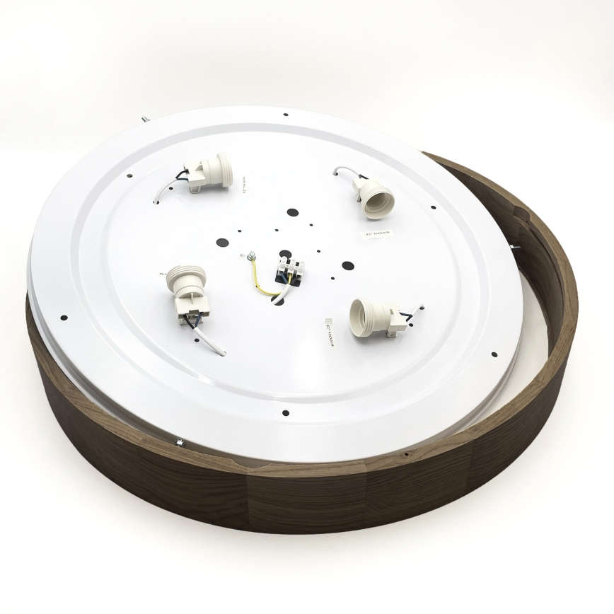 Brilagi - LED Laekvalgusti CARVALHO 4xE27/60W/230V pähkel Ø 57,5 cm