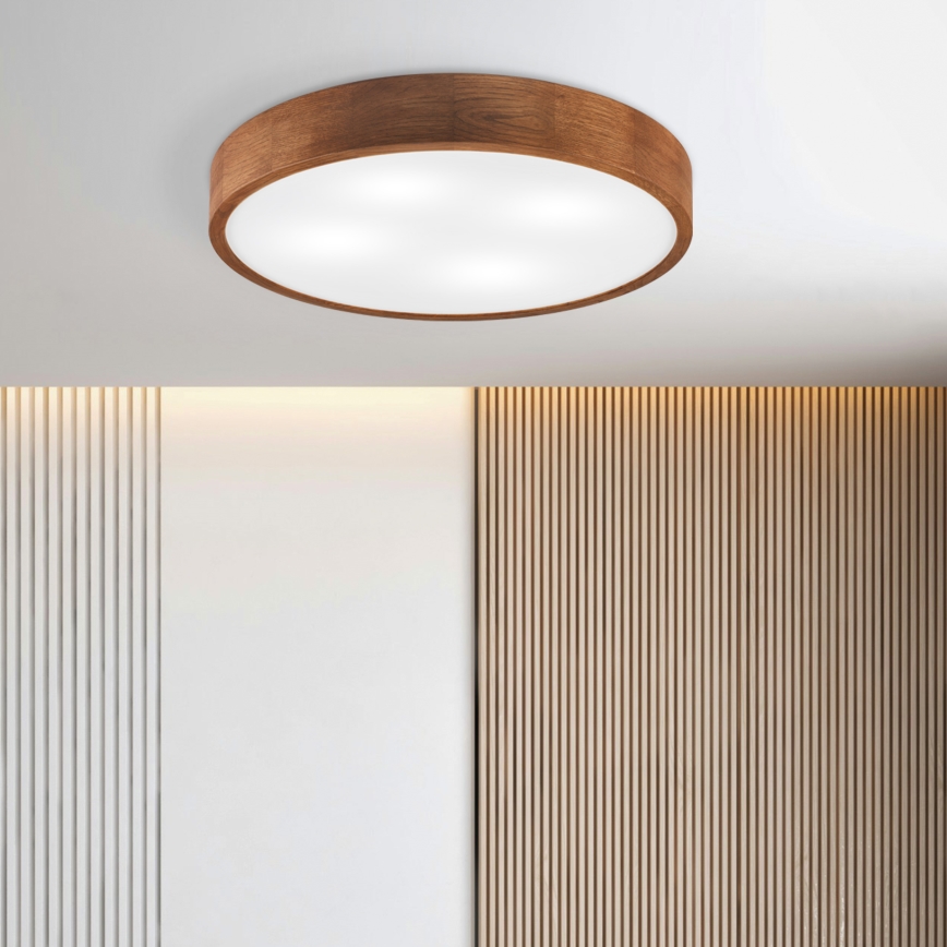 Brilagi - LED Laekvalgusti CARVALHO 4xE27/60W/230V tamm kirsipuu Ø 57,5 cm