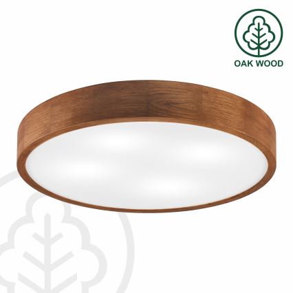 Brilagi - LED Laekvalgusti CARVALHO 4xE27/60W/230V tamm kirsipuu Ø 57,5 cm