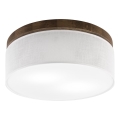 BRILAGI - LED laelamp BELLADONNA 2xE27/15W/230V läbimõõt 40 cm valge/tamm-pähkel