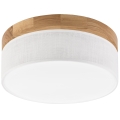 Brilagi - LED Laelamp BELLADONNA LED/20W/230V Ø 30 cm valge/ tamm