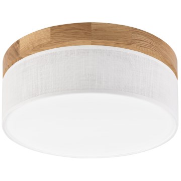 Brilagi - LED Laelamp BELLADONNA LED/20W/230V Ø 30 cm valge/ tamm