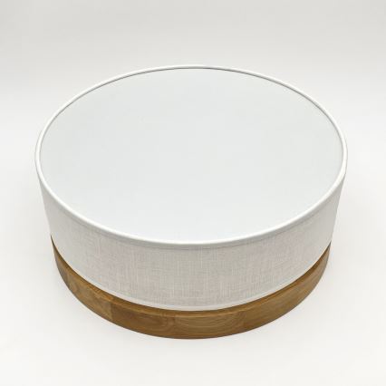 Brilagi - LED Laelamp BELLADONNA LED/20W/230V Ø 30 cm valge/ tamm