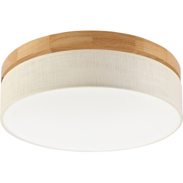 Brilagi - LED Laelamp BELLADONNA LED/36W/230V läbimõõt 40 cm kreem/ tamm