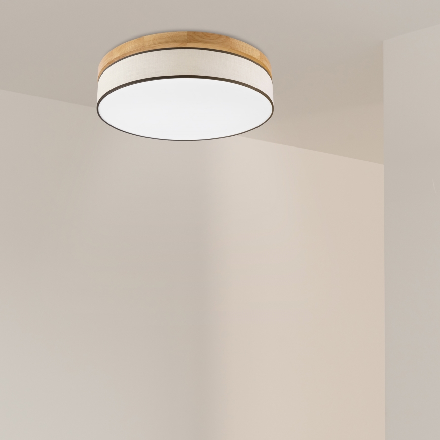 Brilagi - LED laelamp BELLADONNA LED/36W/230V läbimõõt 50 cm kreemjas/tamm