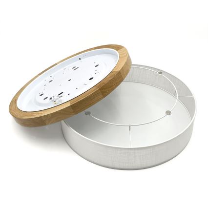 Brilagi - LED Laelamp BELLADONNA LED/36W/230V Ø 40 cm valge/tamm