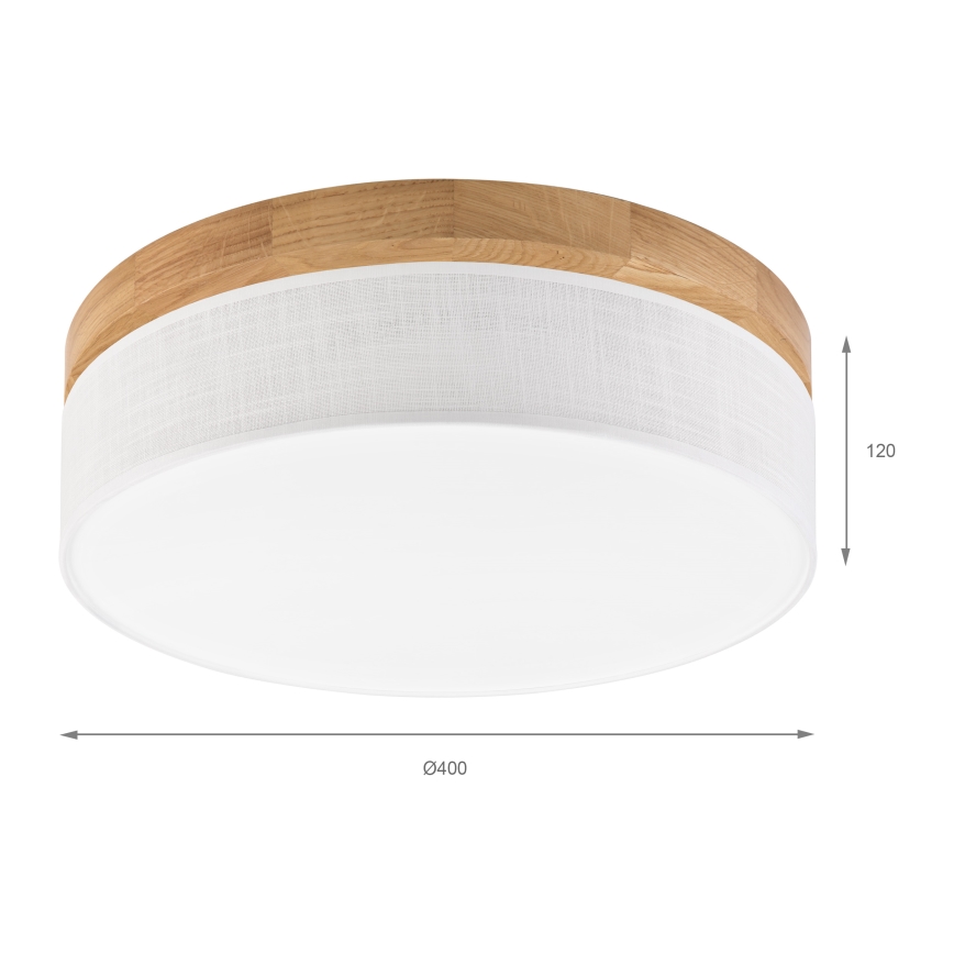 Brilagi - LED Laelamp BELLADONNA LED/36W/230V Ø 40 cm valge/tamm