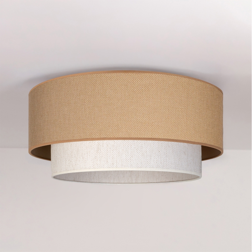 Brilagi - LED laelamp BOHO ECO 1xE27/10W/230V läbimõõt 40 cm beež/kreemjas