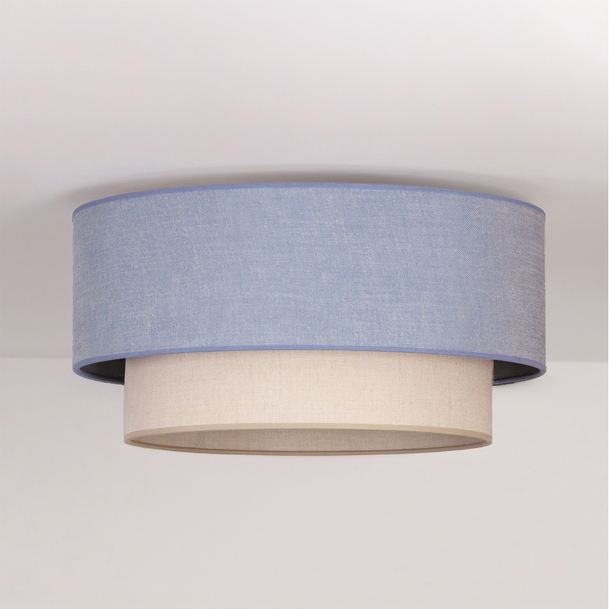 Brilagi - LED laelamp BOHO ECO 1xE27/10W/230V Ø 40 cm sinine/kreemjas