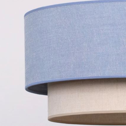 Brilagi - LED laelamp BOHO ECO 1xE27/10W/230V Ø 40 cm sinine/kreemjas