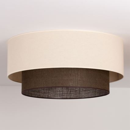 Brilagi - LED laelamp BOHO STYLE 3xE27/15W/230V läbimõõt 60 cm kreemjas/pruun