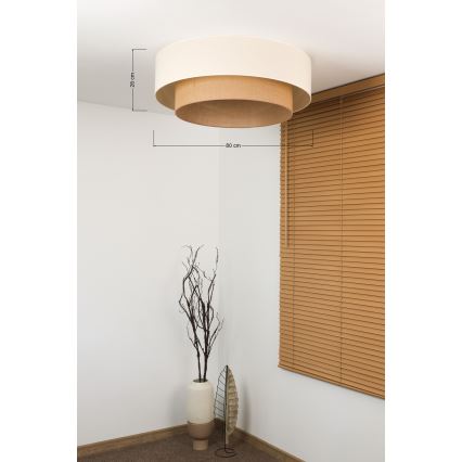 Brilagi - LED laelamp BOHO STYLE 3xE27/15W/230V, läbimõõt 80 cm