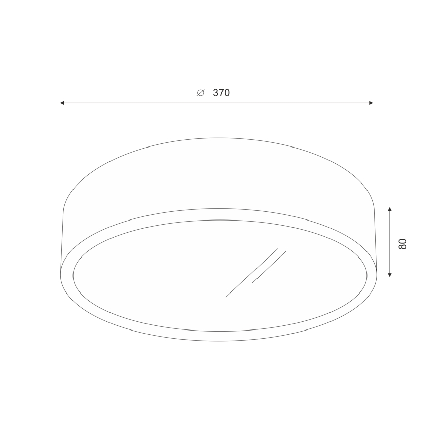 Brilagi - LED laelamp CARVALHO 2xE27/60W/230V tamm-pähkel läbimõõt 37 cm