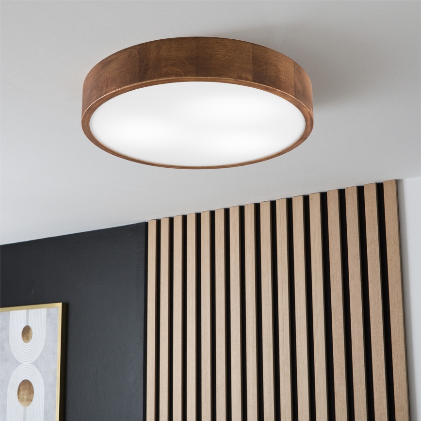 Brilagi - LED laelamp CARVALHO 3xE27/15W/230V tamm-kirsipuu läbimõõt 47 cm