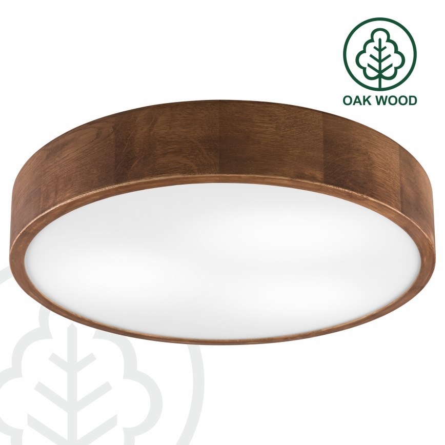 Brilagi - LED laelamp CARVALHO 3xE27/15W/230V tamm-kirsipuu läbimõõt 47 cm