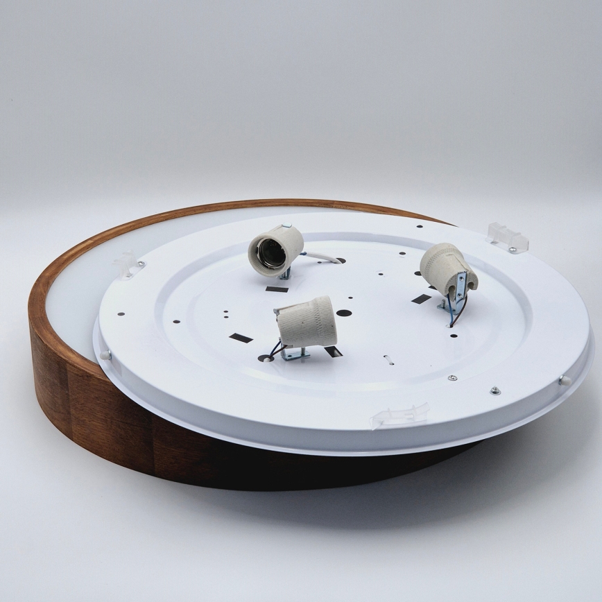 Brilagi - LED laelamp CARVALHO 3xE27/15W/230V tamm-kirsipuu läbimõõt 47 cm