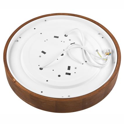 Brilagi - LED laelamp CARVALHO 3xE27/15W/230V tamm-kirsipuu läbimõõt 47 cm