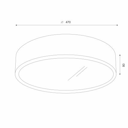 Brilagi - LED laelamp CARVALHO 3xE27/15W/230V tamm-kirsipuu läbimõõt 47 cm