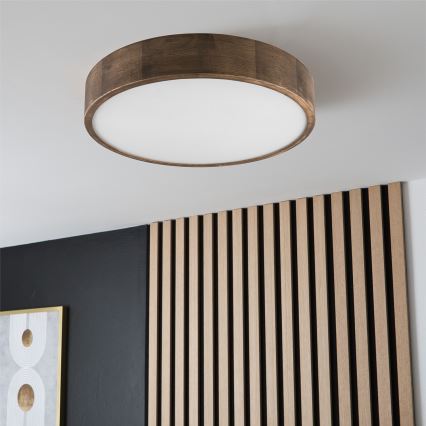 Brilagi - LED laelamp CARVALHO 3xE27/60W/230V tamm-pähkel läbimõõt 47 cm