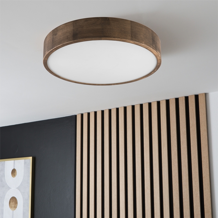 Brilagi - LED laelamp CARVALHO 3xE27/60W/230V tamm-pähkel läbimõõt 47 cm