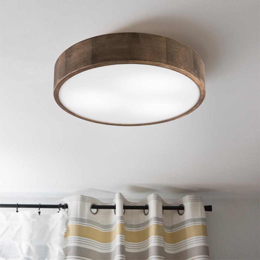 Brilagi - LED laelamp CARVALHO 3xE27/60W/230V tamm-pähkel läbimõõt 47 cm