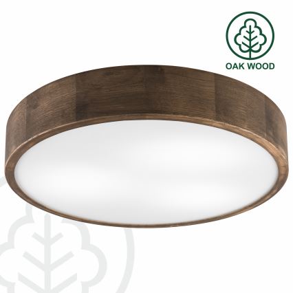Brilagi - LED laelamp CARVALHO 3xE27/60W/230V tamm-pähkel läbimõõt 47 cm