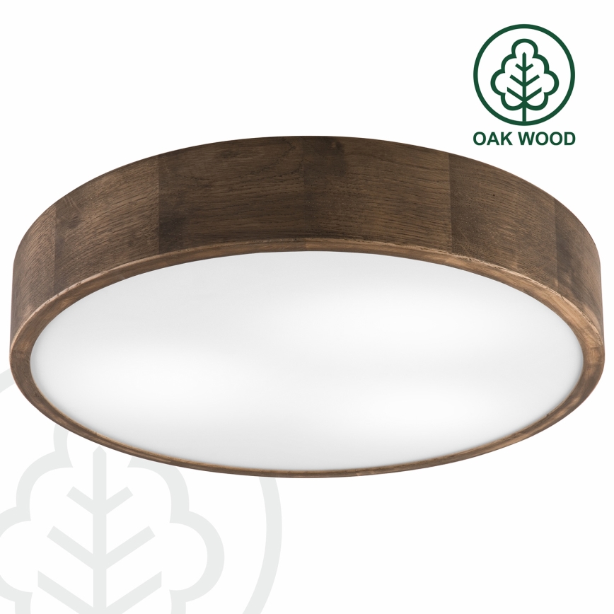 Brilagi - LED laelamp CARVALHO 3xE27/60W/230V tamm-pähkel läbimõõt 47 cm