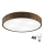 Brilagi - LED-laelamp CARVALHO 4xE27/60W/230V tamme-pähkel, läbimõõt 57,5 cm