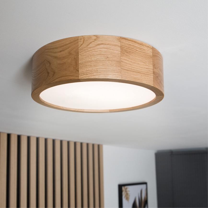 Brilagi - LED laelamp CARVALHO LED/20W/230V tamm, läbimõõt 27,5 cm