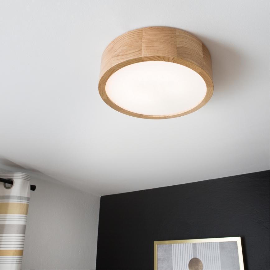 Brilagi - LED laelamp CARVALHO LED/20W/230V tamm, läbimõõt 27,5 cm