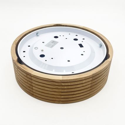 Brilagi - LED laelamp CARVALHO MODERN 1xE27/60W/230V Ø 27,5 cm tamm