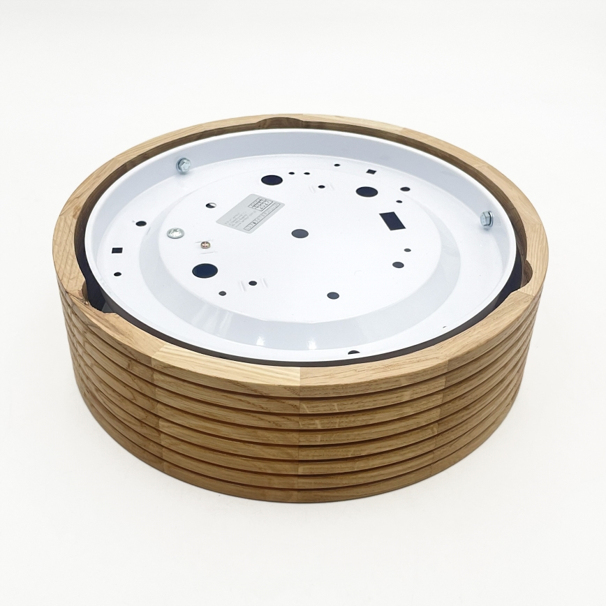 Brilagi - LED laelamp CARVALHO MODERN 1xE27/60W/230V Ø 27,5 cm tamm